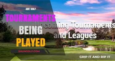Are Golf Tournaments Happening Now? Current Schedule and Updates
