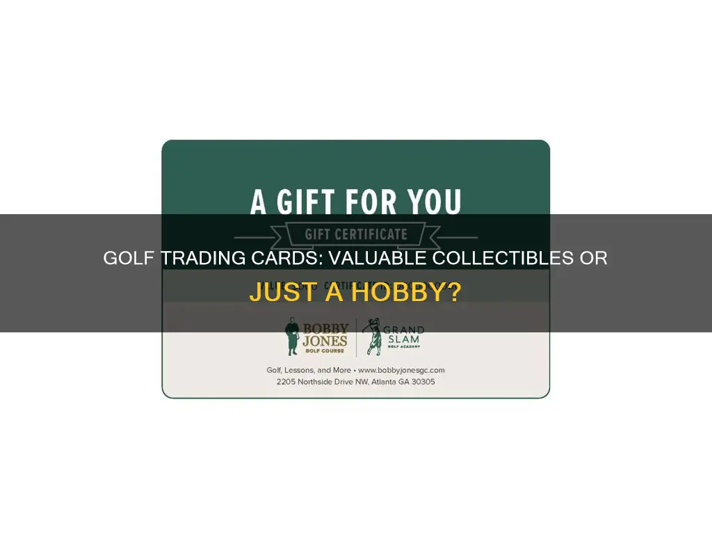 are golf trading cards worth anything