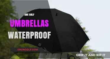 Golf Umbrellas: Waterproof or Not?