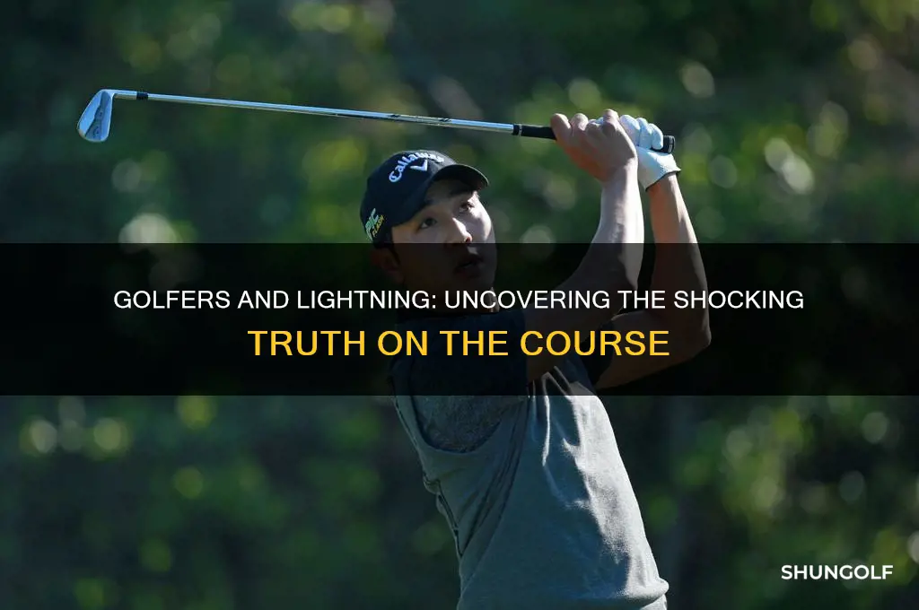 are golfer most likely to be hit by lightning