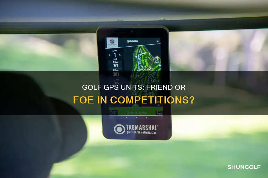 are gps allowed in golf competitions