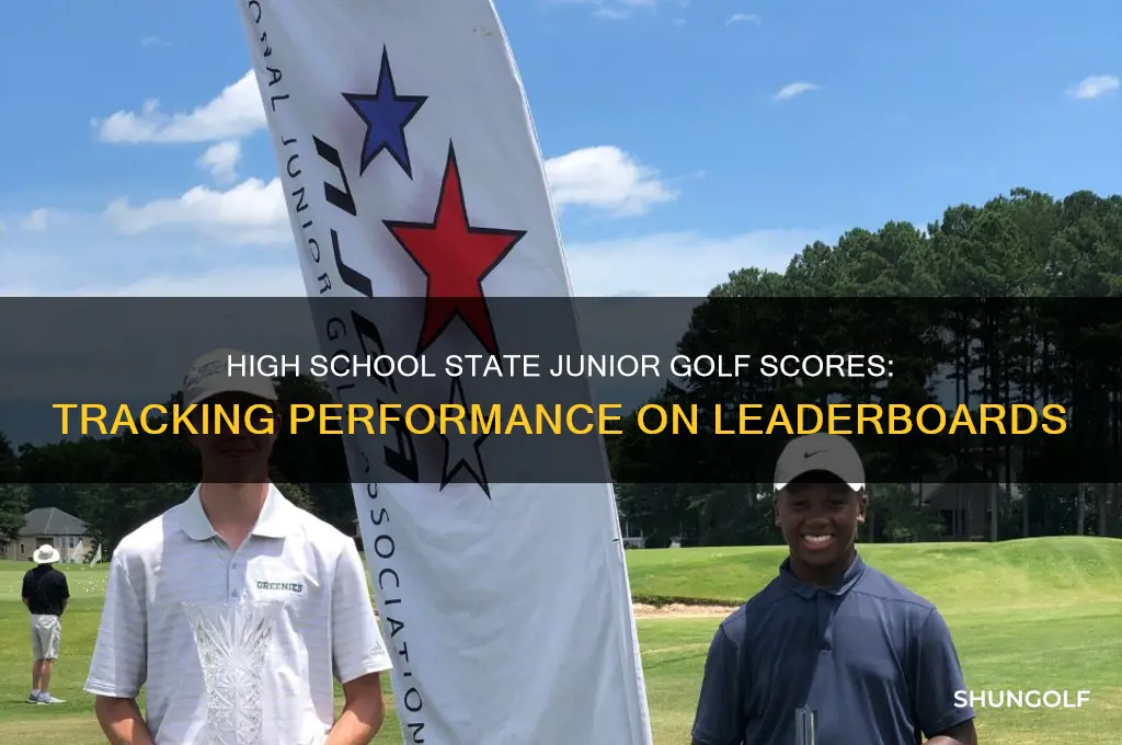 are high school state on junior golf scoreboard