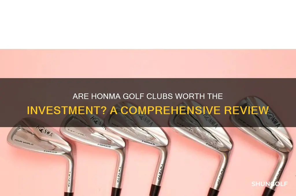 are honma golf clubs any good