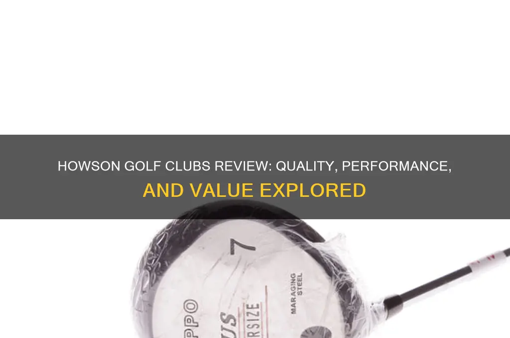 are howson golf clubs any good