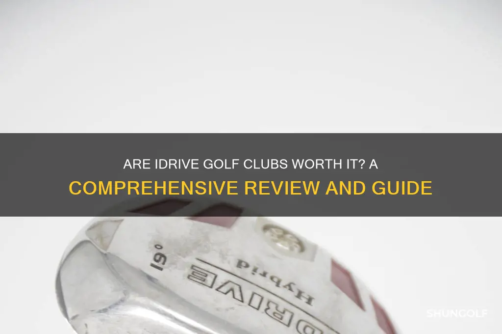 are idrive golf clubs good