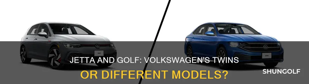 are jetta and golf the same