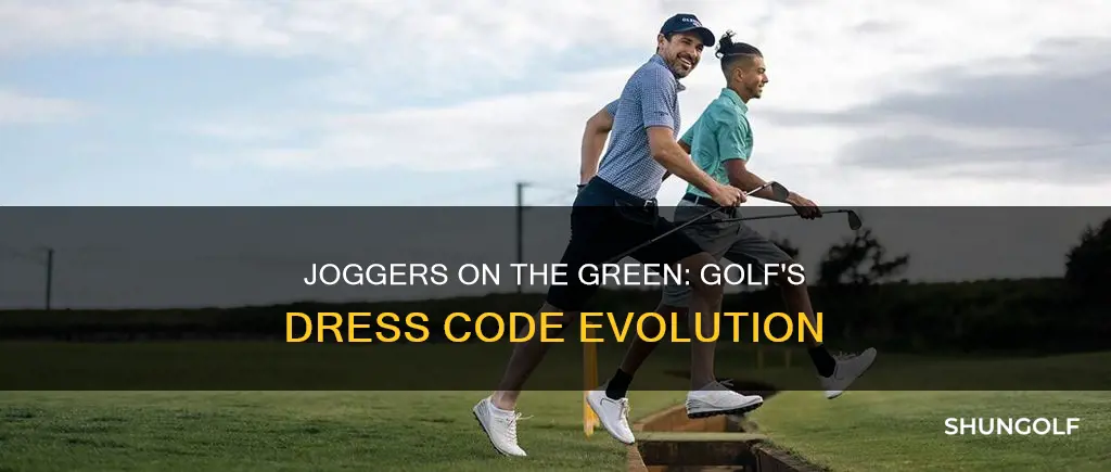 are joggers appropriate for golf