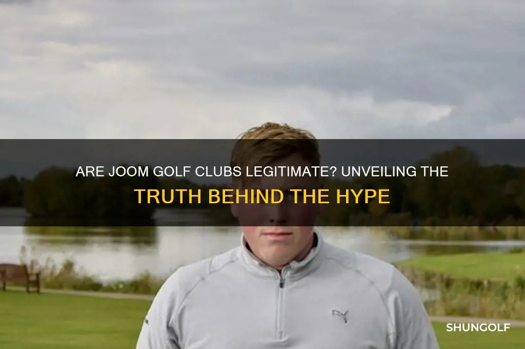 are joom golf clubs real