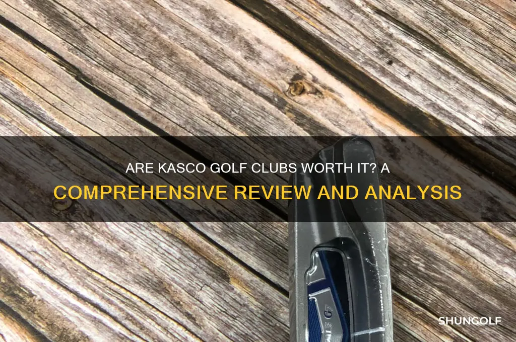 are kasco golf clubs any good