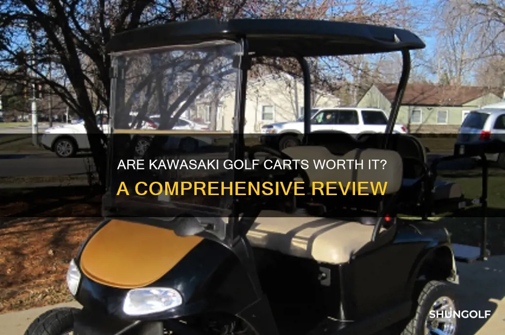 are kawasaki golf carts good