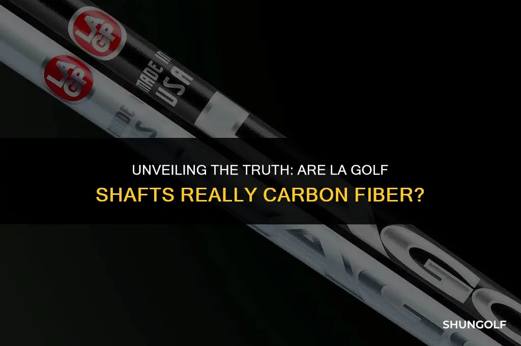 are la golf shafts carbon fiber