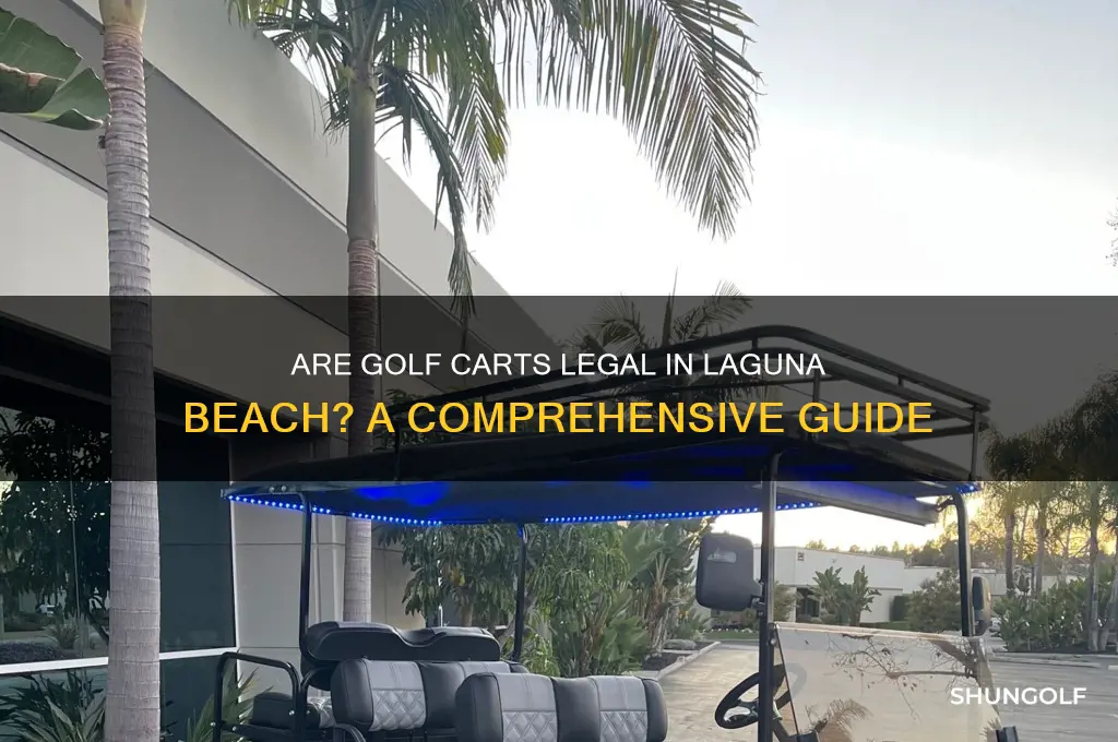 are laguna beach golf cart lega