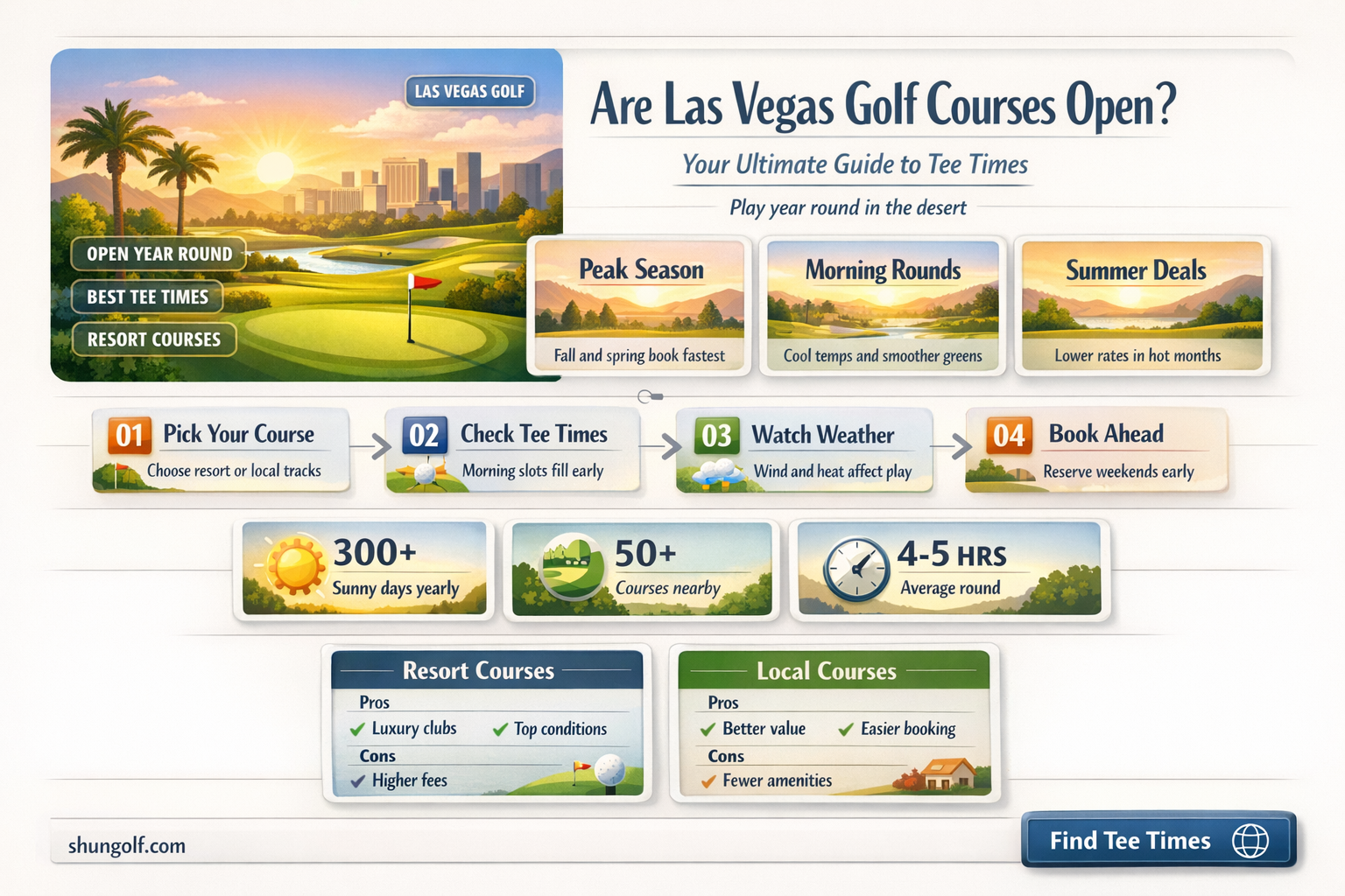 are golf course open in las vegas