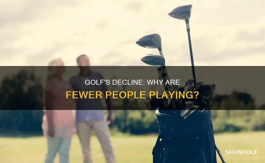 are less people golfing