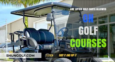 Are Lifted Golf Carts Allowed on Golf Courses? Rules Explained