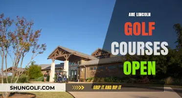Lincoln Golf Courses Open: Current Status and Updates for Players