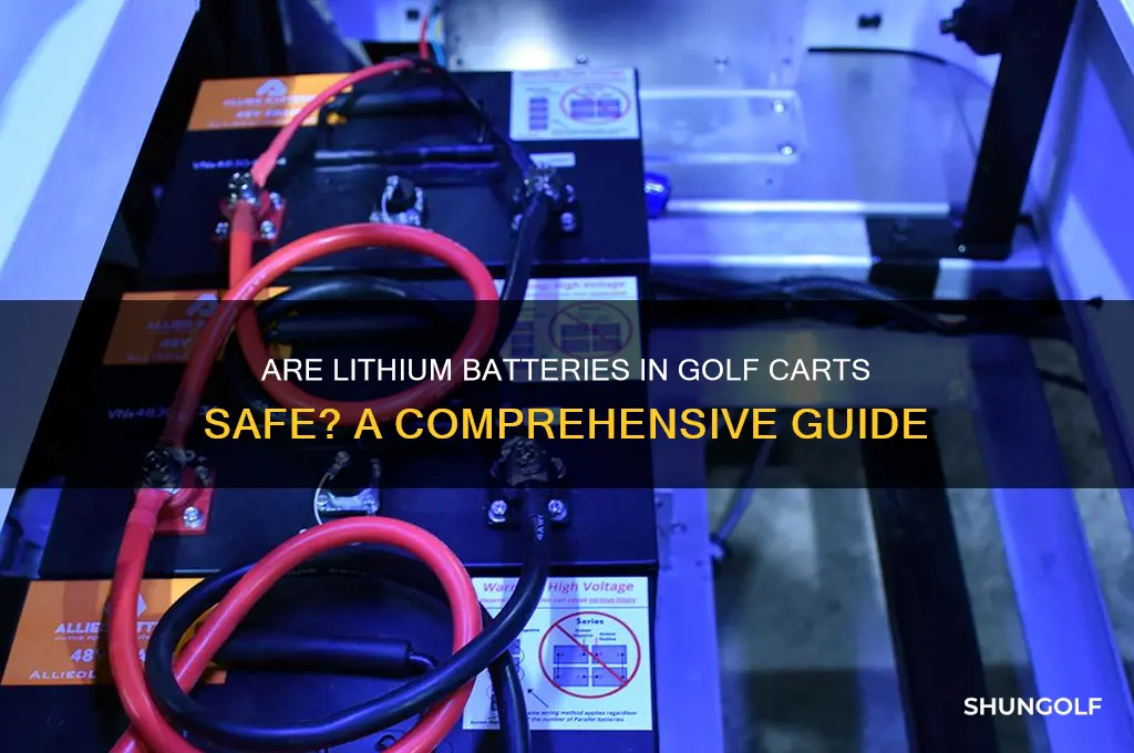 are lithium batteries in golf carts safe