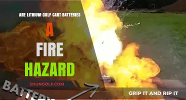 Lithium Golf Cart Batteries: Understanding Fire Risks and Safety Measures
