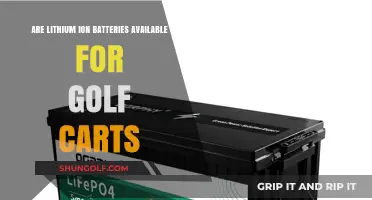 Lithium Ion Batteries for Golf Carts: Availability and Benefits Explored