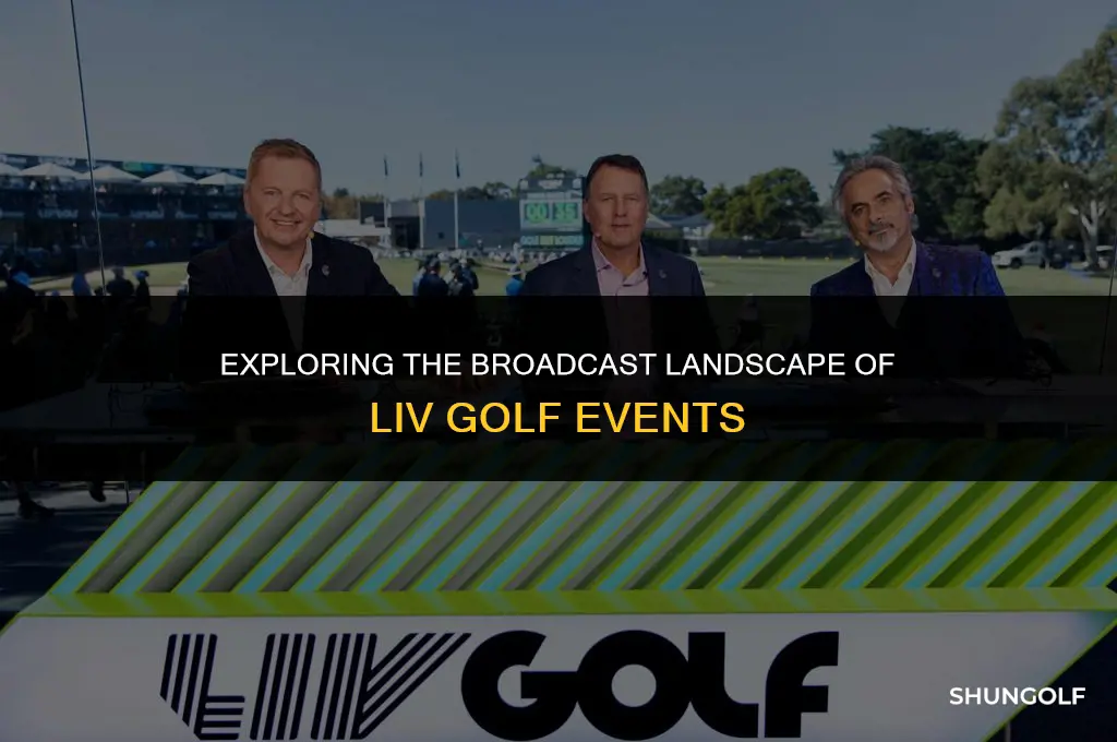 are liv golf events televised