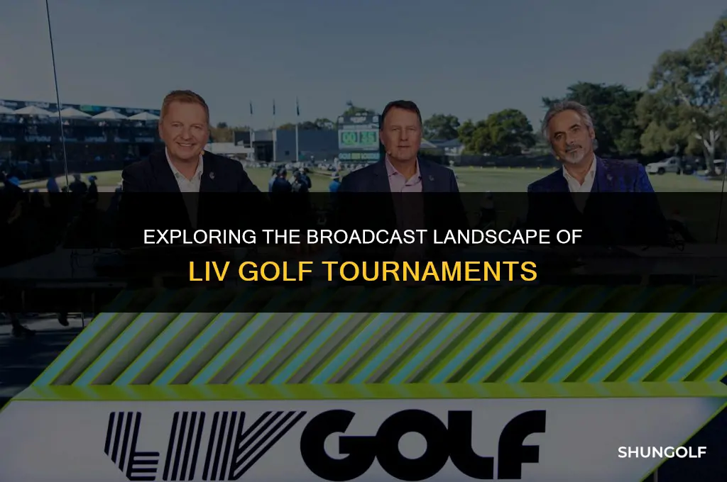 are liv golf tournament televised