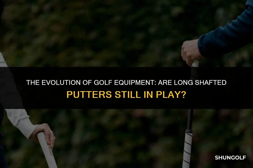are long shafted putter still allowed in pro golf