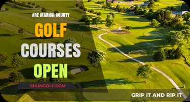 Marion County Golf Courses: Current Open Status and Updates
