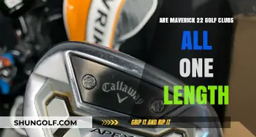 Maverick 22 Golf Clubs: Unveiling the One-Length Myth