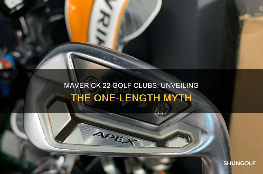 are maverick 22 golf clubs all one length