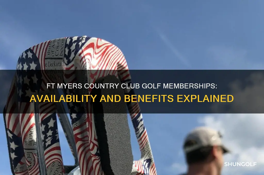 are memberships available for ft myers country club golf