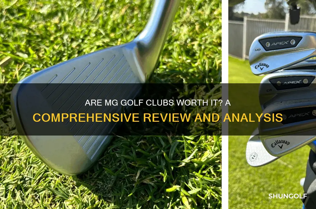 are mg golf clubs any good