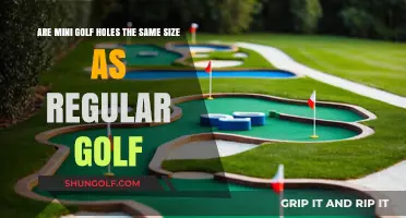 Mini Golf vs. Regular Golf: Hole Size Comparison Explained