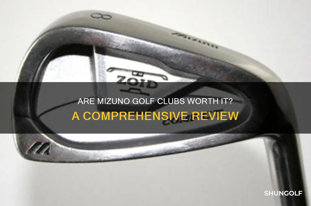 are mizuno golf clubs any good