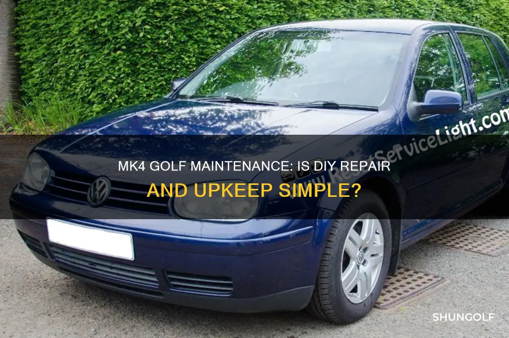 are mk4 golfs easy to work on