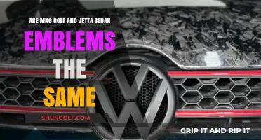 Are MK6 Golf and Jetta Sedan Emblems Interchangeable?
