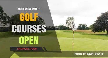 Monroe County Golf Courses: Current Open Status and Updates