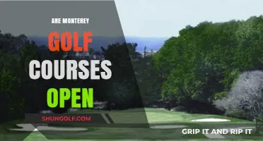 Monterey Golf Courses: Current Open Status and Updates
