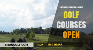 Montgomery County Golf Courses: Current Open Status and Updates