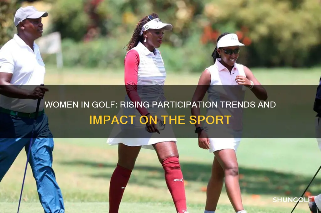 are more women playing golf