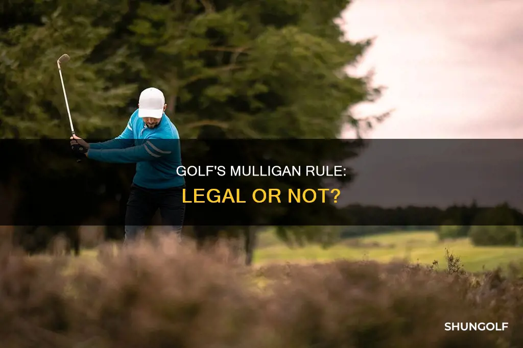 are mulligans legal in golf