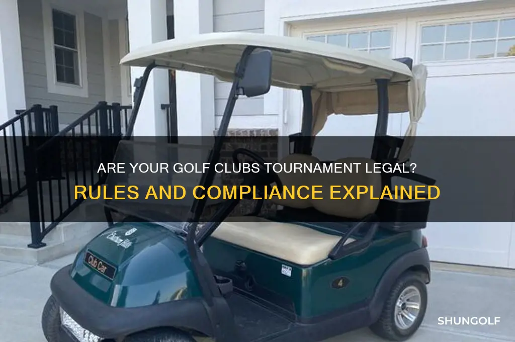 are my golf clubs legal