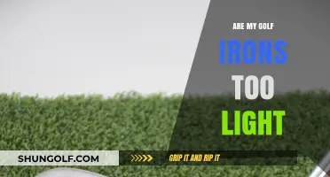 Are Your Golf Irons Too Light? Finding the Perfect Weight