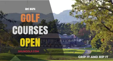 Are Napa Golf Courses Open? Current Status and Updates