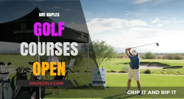 Are Naples Golf Courses Open? Current Status and Updates