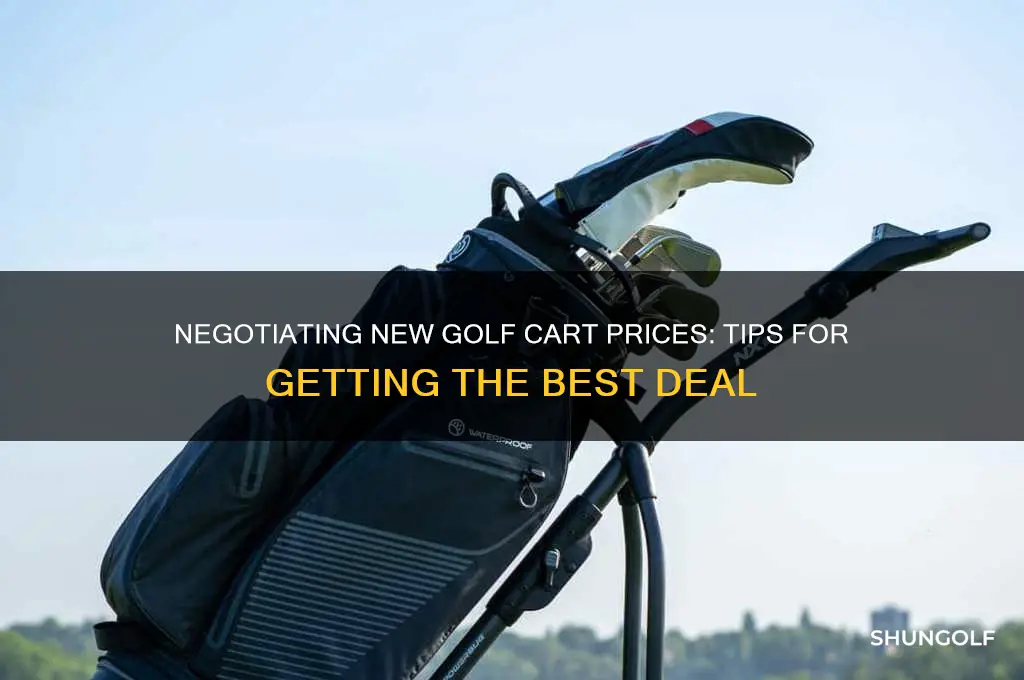 are new golf cart prices negotiable