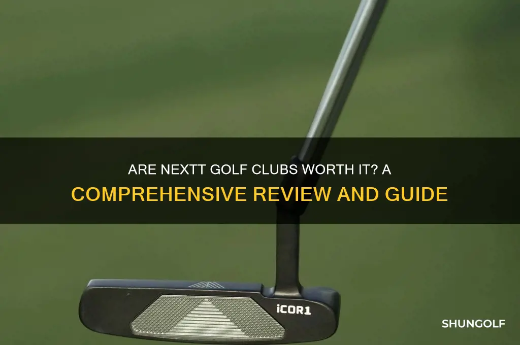 are nextt golf clubs good