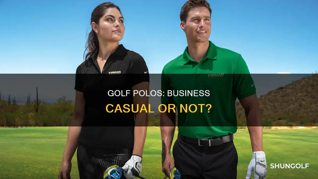 are nice golf polos business casual