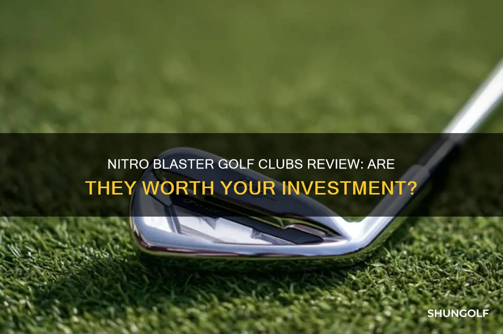 are nitro blaster golf clubs good