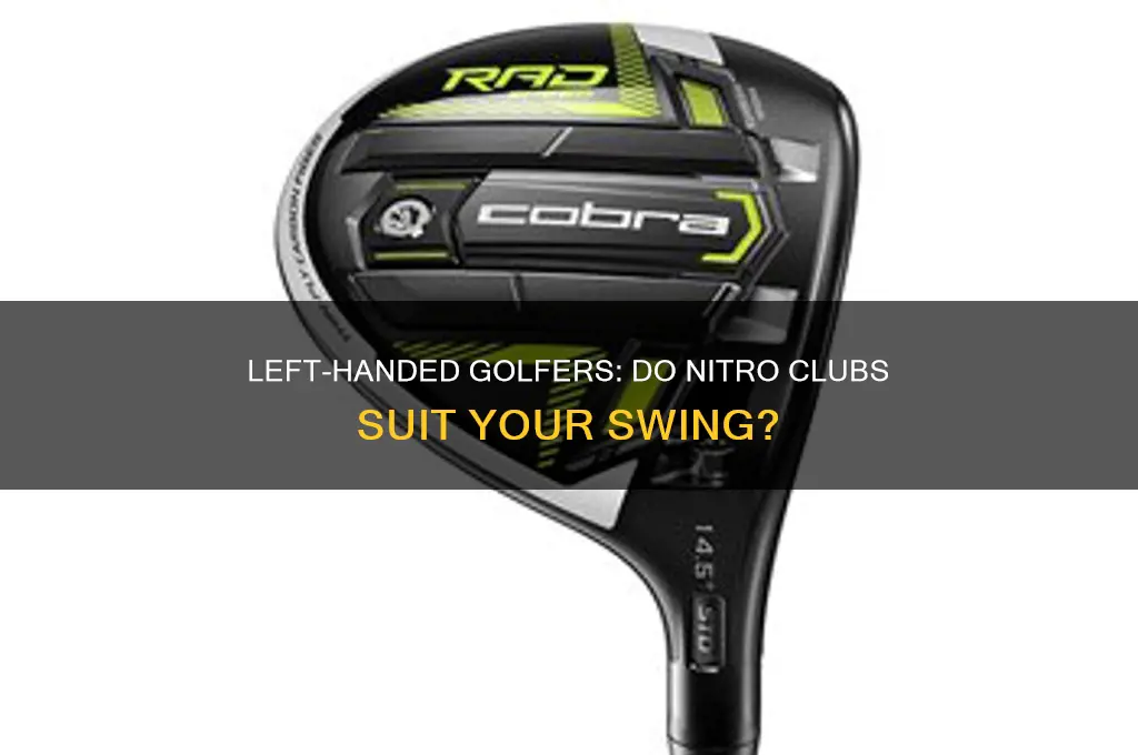 are nitro clubs for left handed golf
