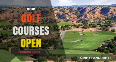 Are NM Golf Courses Open? Current Status and Updates